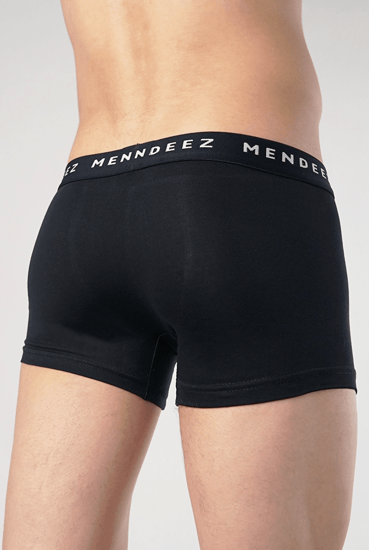 Black Boxer Trunk-MENDEEZ-Trunks