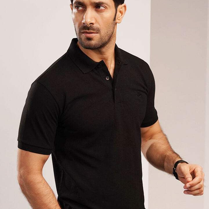 Black Polo-MENDEEZ-T-Shirts