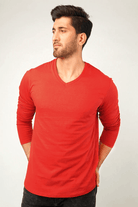 Blood V-Neck Full Sleeve T-Shirt-MENDEEZ-T-Shirts