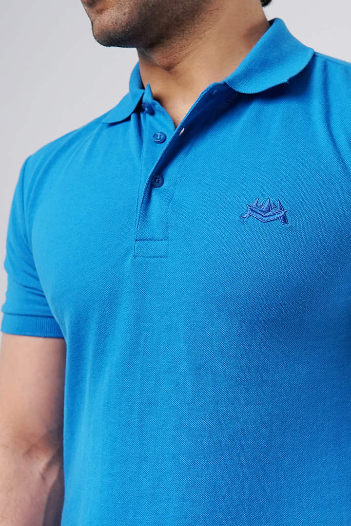Royal Blue Polo T-Shirt - Mendeez PK