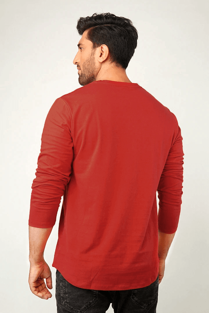 Cherry Full Sleeve T-Shirt Crew Neck-MENDEEZ-T-Shirts