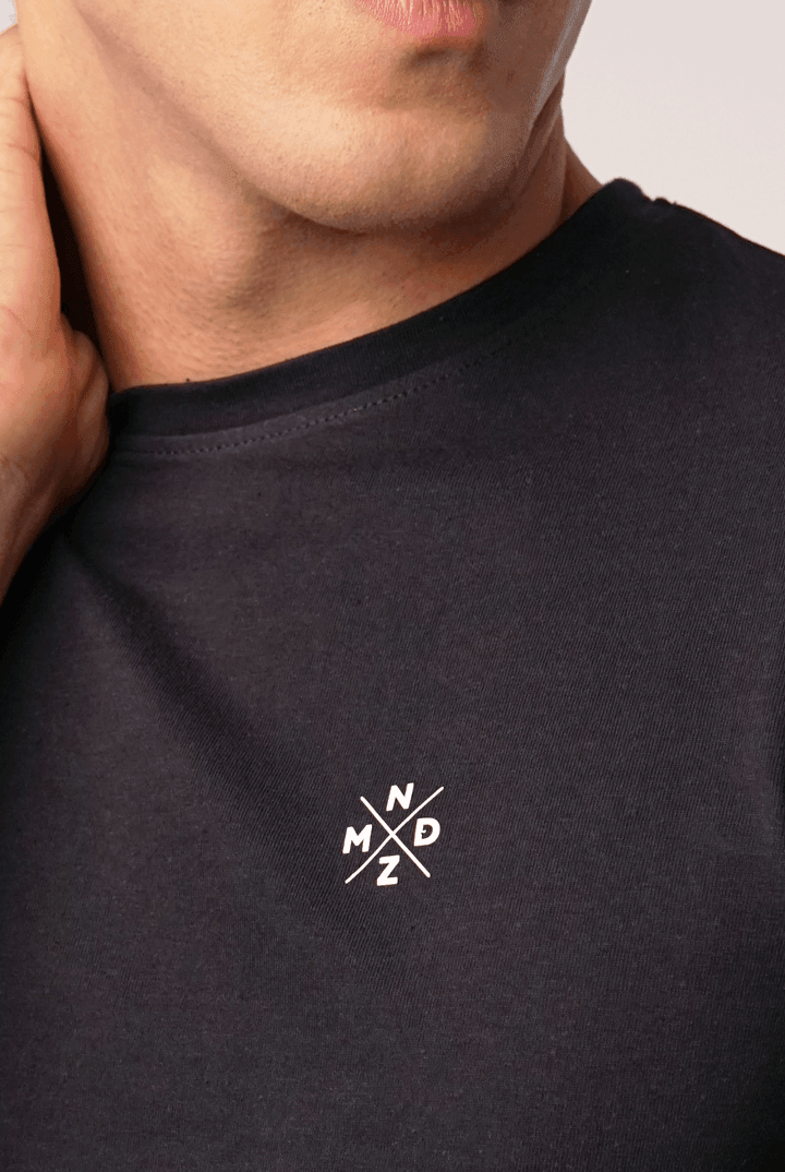 Ebony Crew-Neck T-Shirt-MENDEEZ-T-Shirts