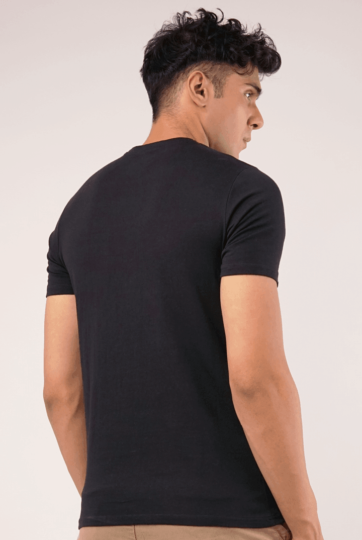 Ebony Crew-Neck T-Shirt-MENDEEZ-T-Shirts