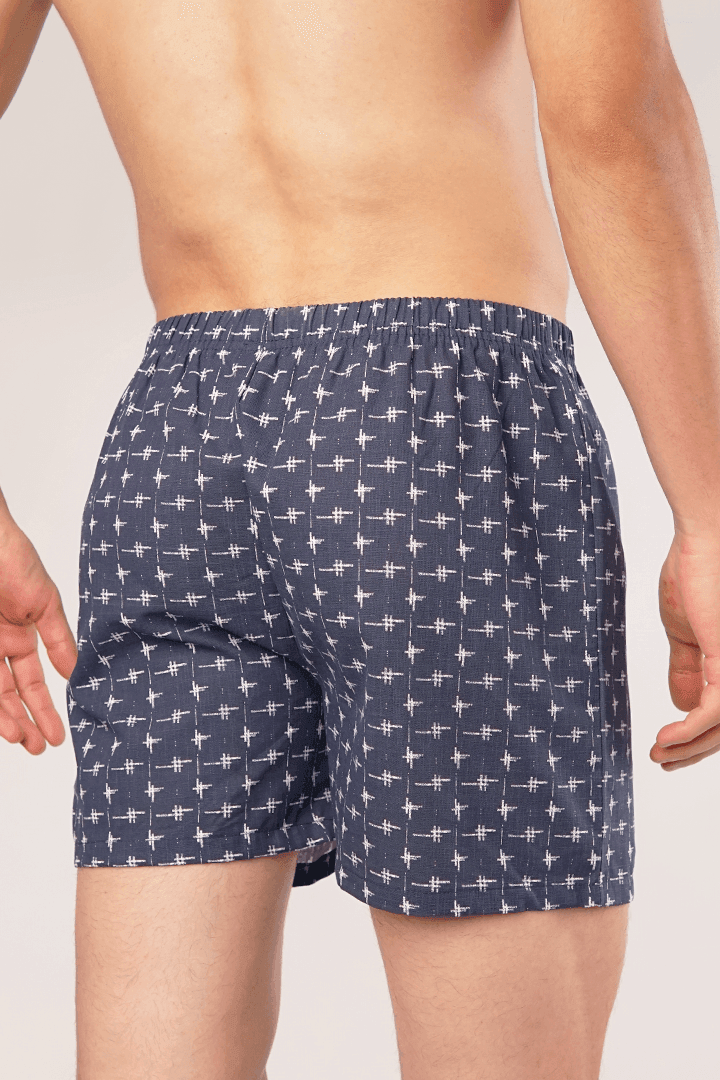 Glint Woven Boxer Shorts-MENDEEZ-Boxers