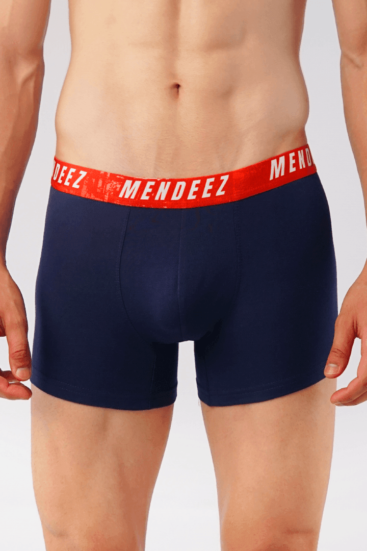 Graphic Red Boxer Trunk-MENDEEZ-Trunks