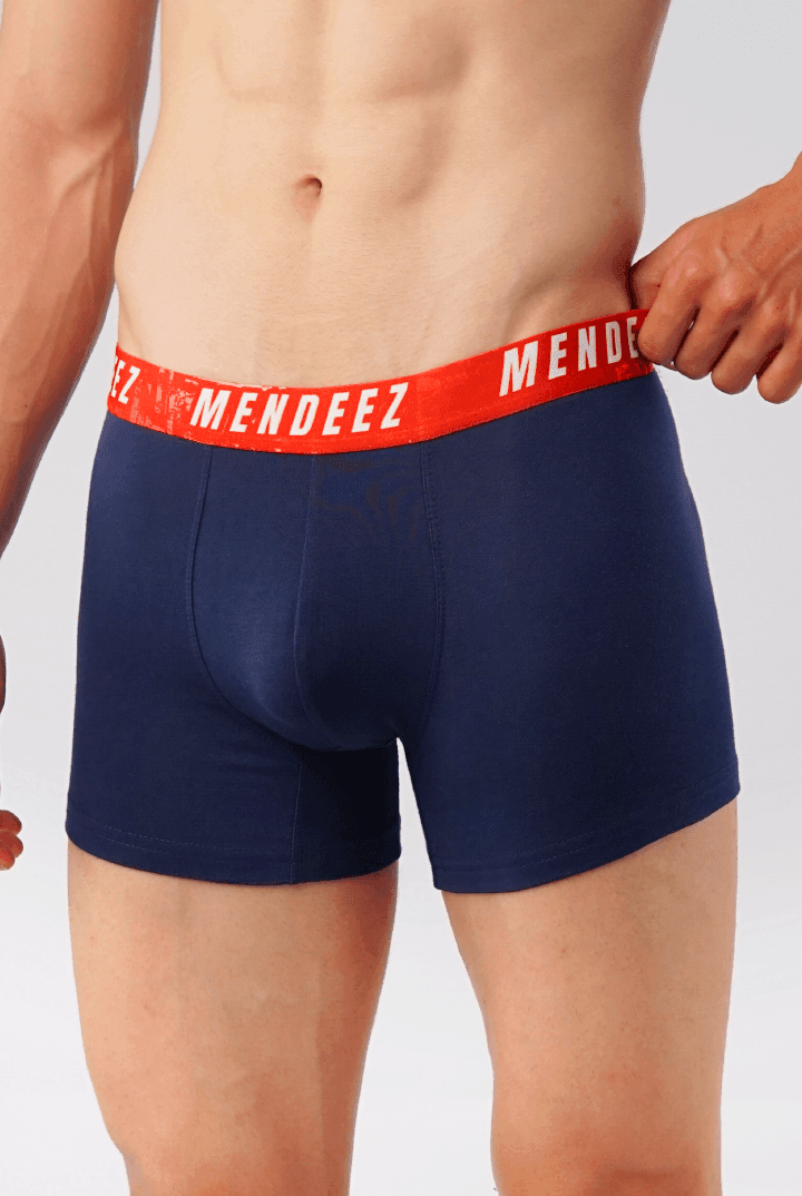 Graphic Red Boxer Trunk-MENDEEZ-Trunks