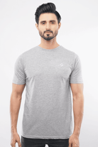 Grey Crew Neck Tshirt-MENDEEZ-T-Shirts