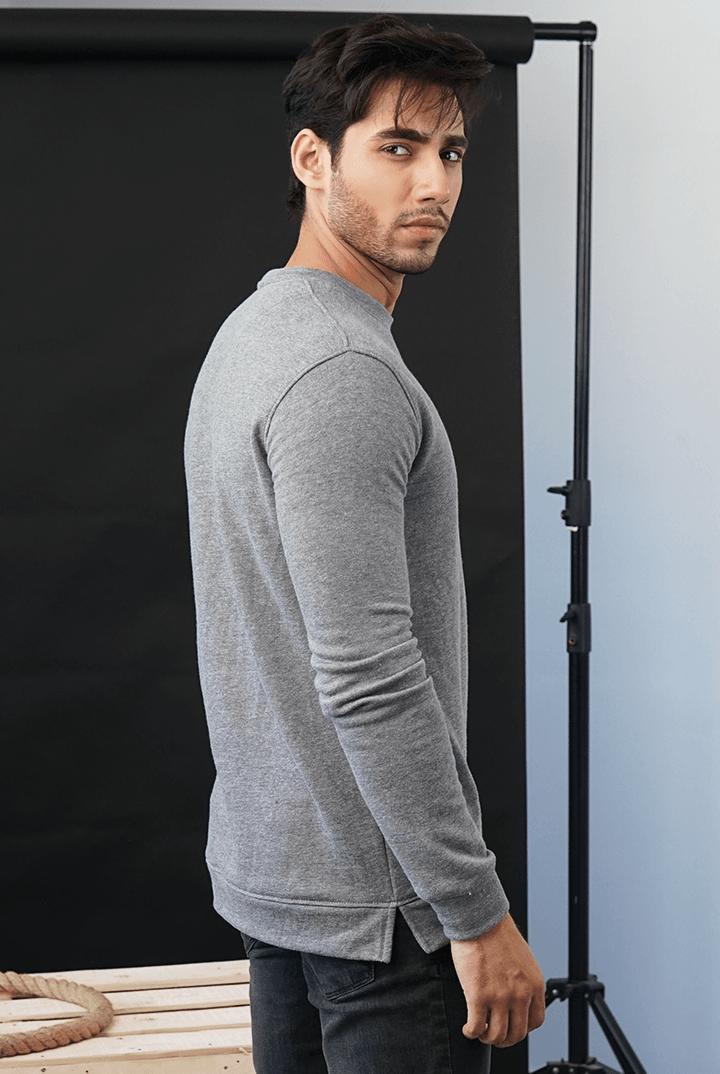 Gray Terry Sweatshirt - Mendeez PK