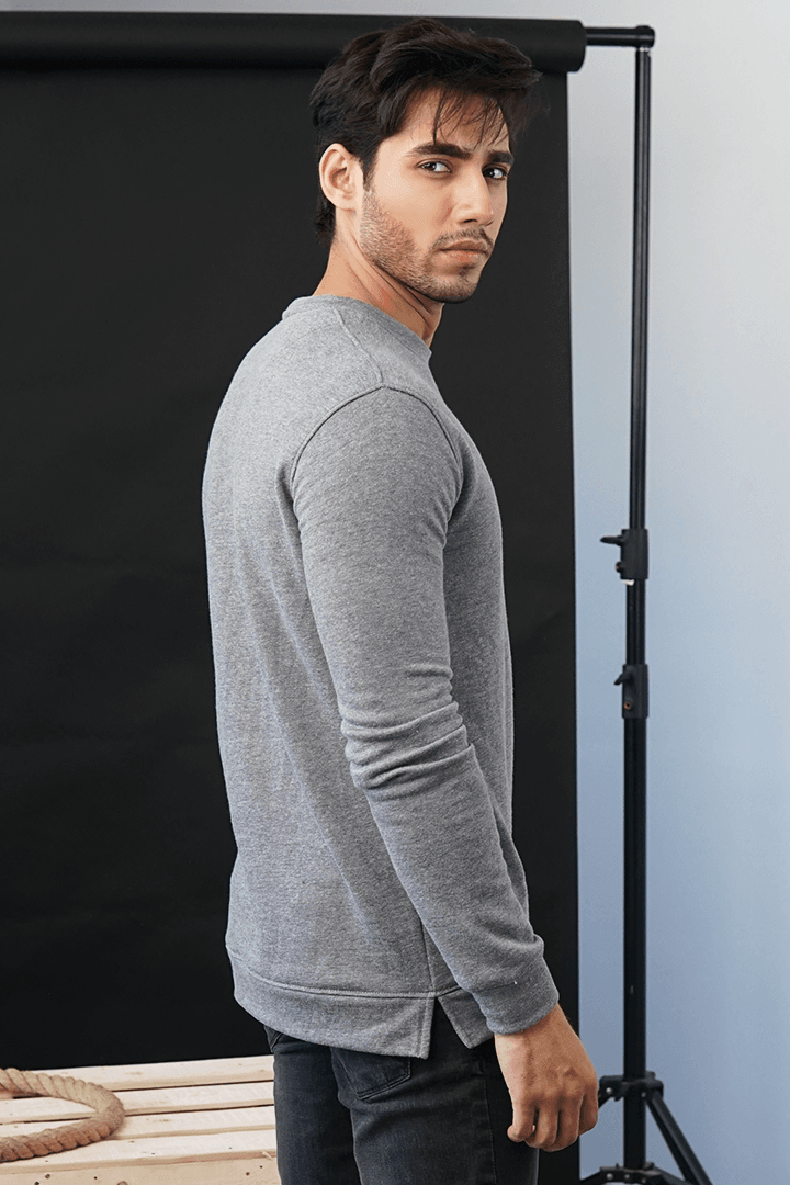 Gray Terry Sweatshirt - Mendeez PK