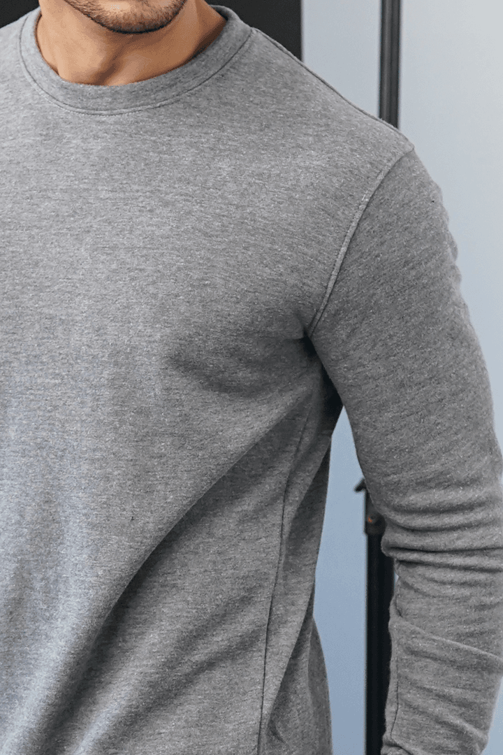 Gray Terry Sweatshirt - Mendeez PK