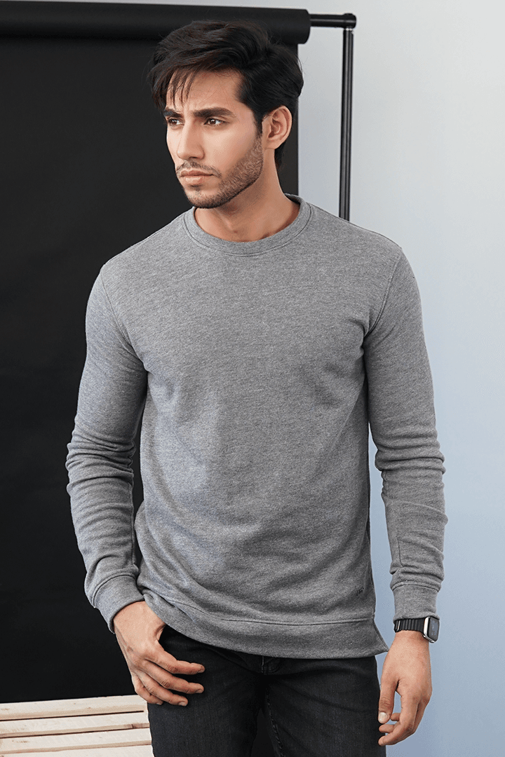 Gray Terry Sweatshirt - Mendeez PK