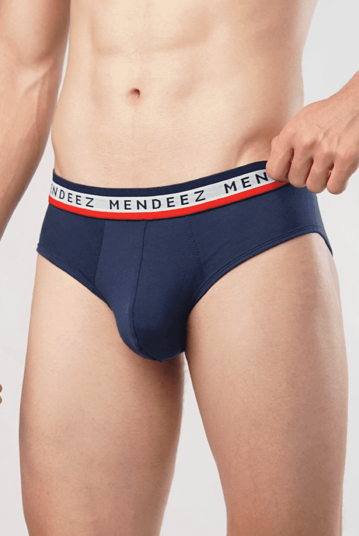 Jacquard Bar Briefs - Pack of 3-MENDEEZ-Brief