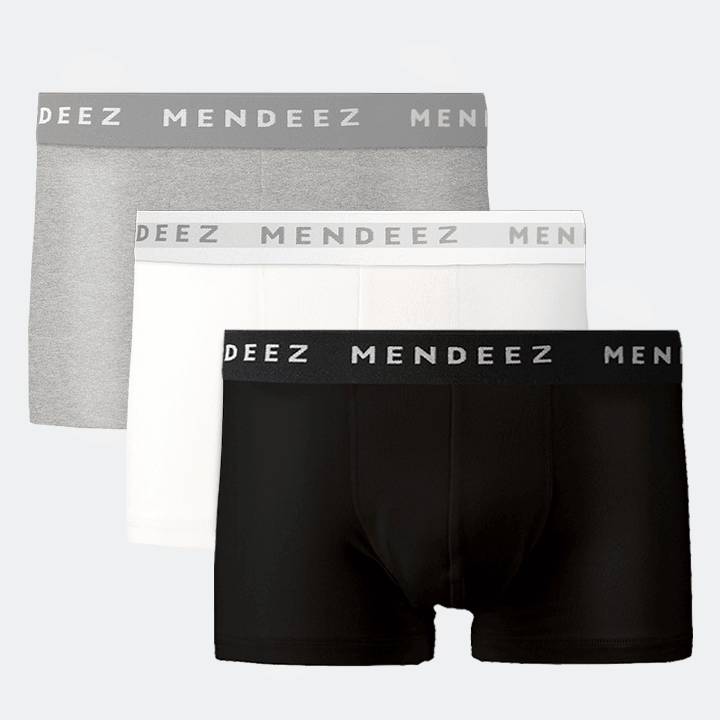 Jacquard Boxer Trunks - Pack of 3-MENDEEZ-Trunks