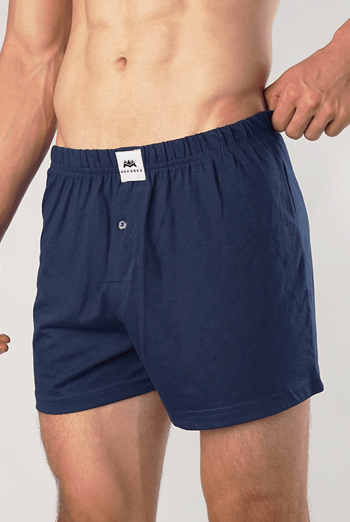 Jersey Boxer Shorts - Pack of 3 Colors-MENDEEZ-Boxers