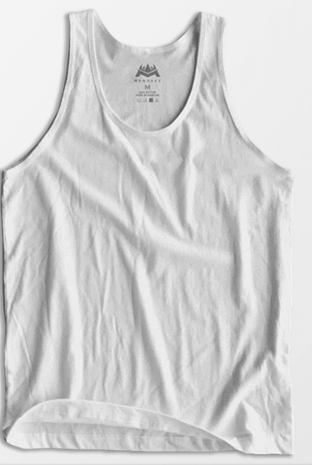 Jersey Vest - White-MENDEEZ-Vest