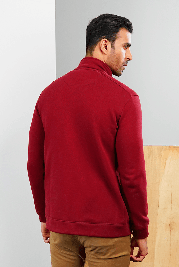Maroon Terry Jacket - Mendeez PK