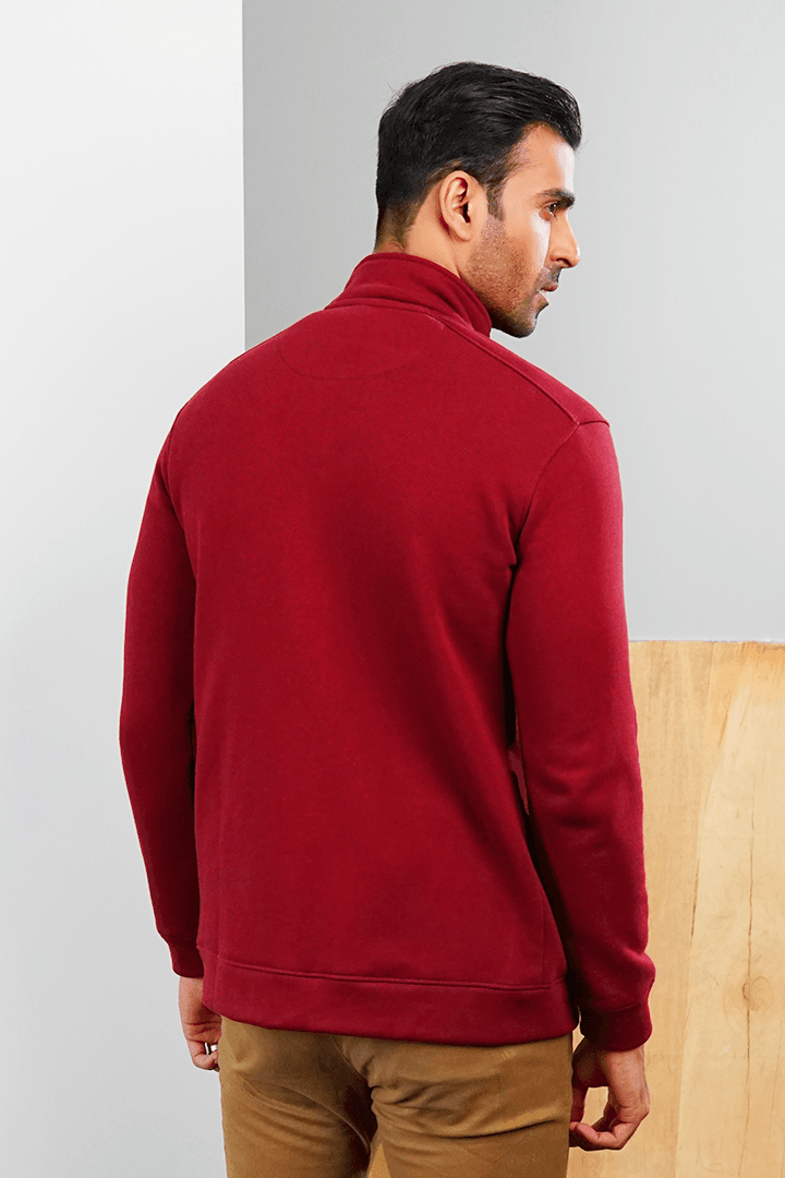Maroon Terry Jacket - Mendeez PK