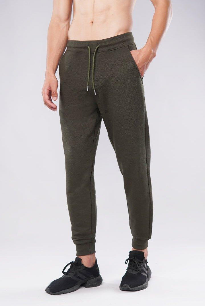 Moss Pique Terry Jogger Pants-MENDEEZ-Jogger Pants