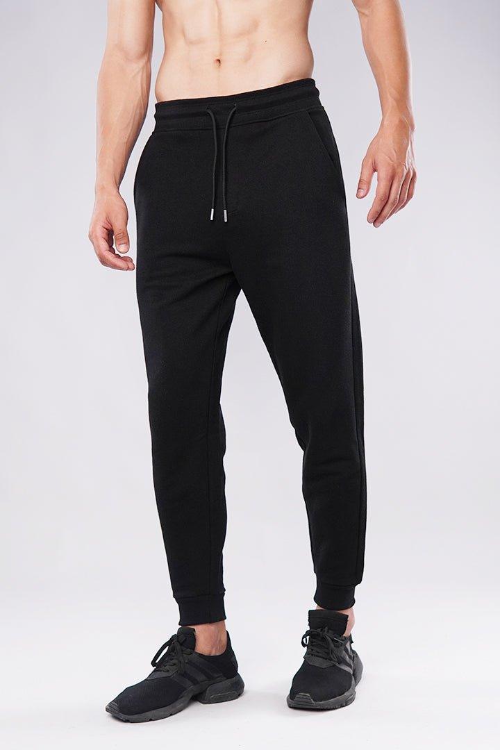 Obsidian Pique Terry Jogger Pants-MENDEEZ-Jogger Pants