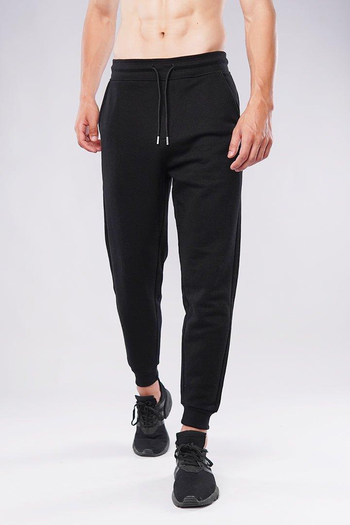 Obsidian Pique Terry Jogger Pants-MENDEEZ-Jogger Pants