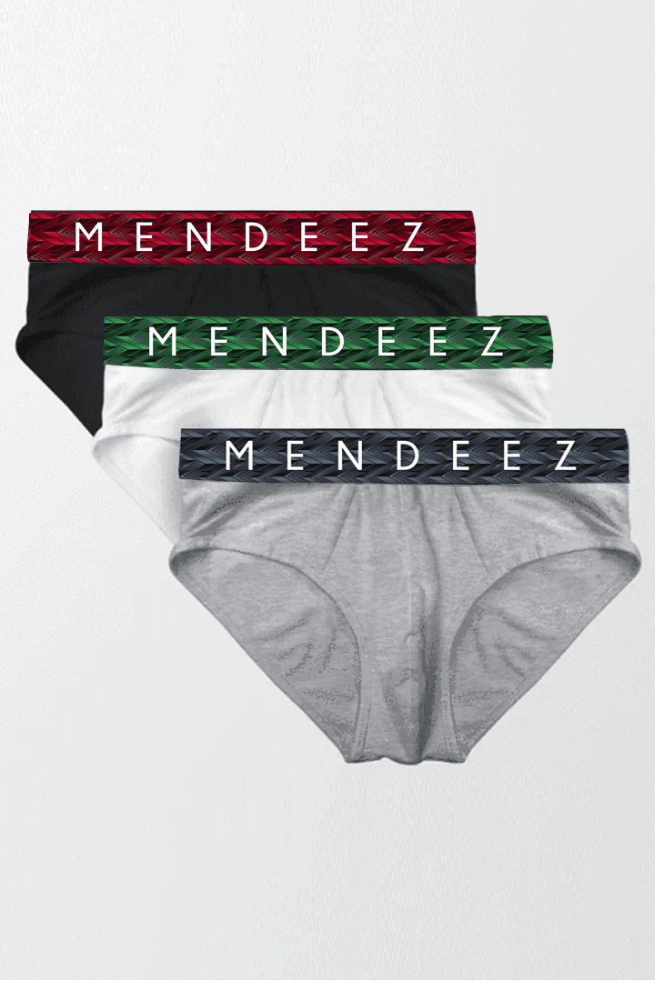Houndstooth Briefs – Pack of 3 - Mendeez PK