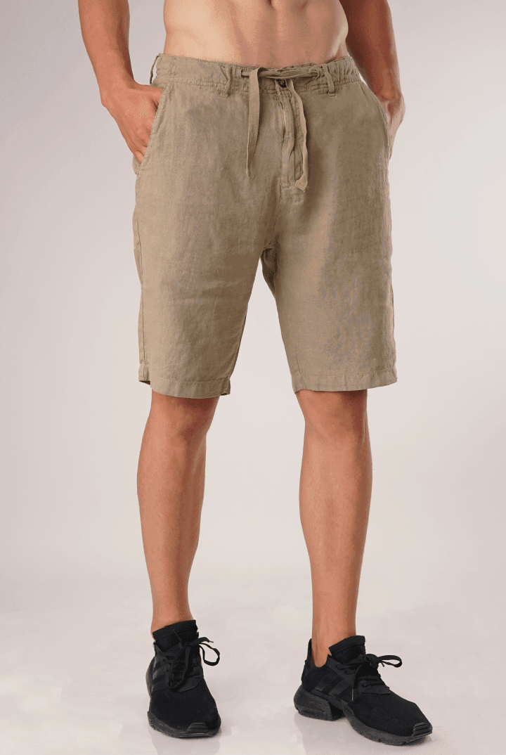 Parchment Casual Shorts-MENDEEZ-Shorts