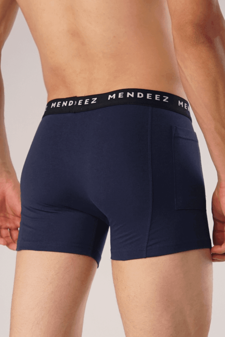Pocket Boxer Briefs – Navy Blue-MENDEEZ-Brief