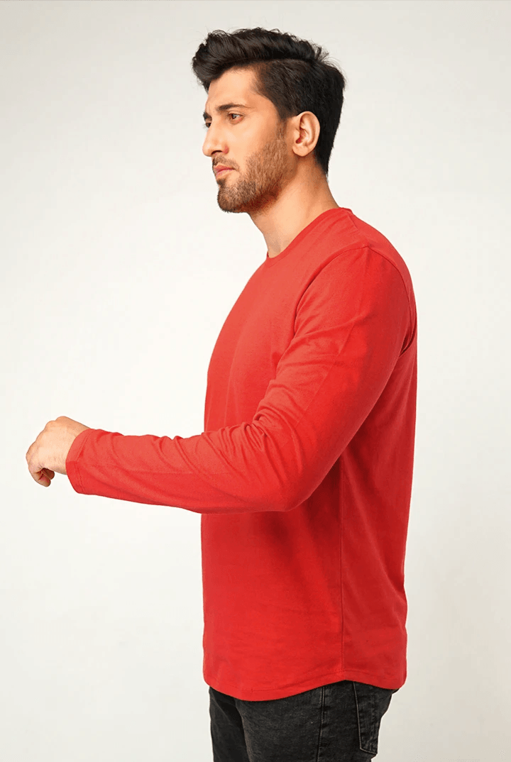 Red Full Sleeve T-Shirt - Mendeez PK