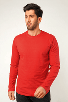 Red Full Sleeve T-Shirt - Mendeez PK