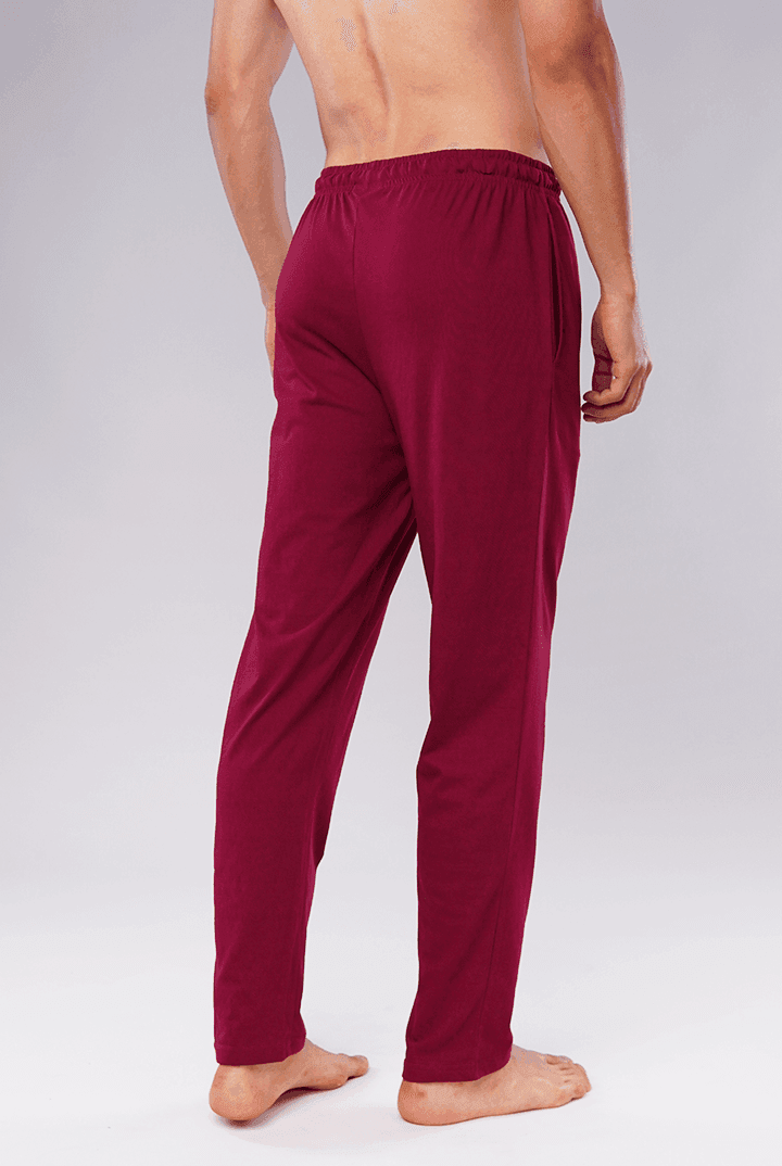Red wine Jersey Pajamas-MENDEEZ-Pajama