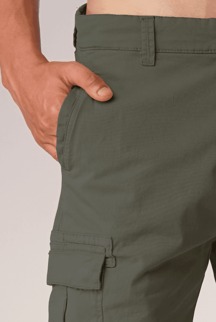 Olive Drab Cargo Shorts - Mendeez PK