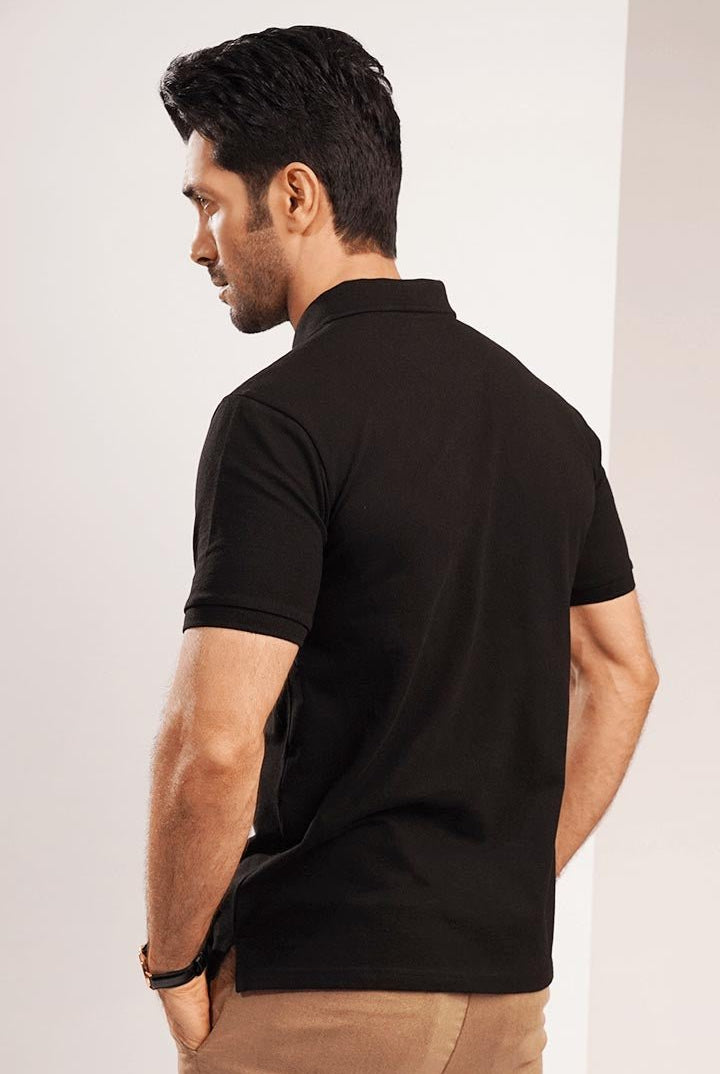 Soot Zipper Polo-MENDEEZ-T-Shirts