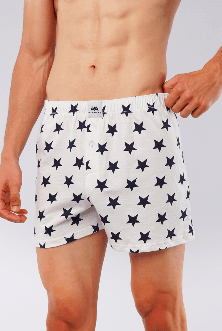 Starry Boxer Shorts-MENDEEZ-Boxers