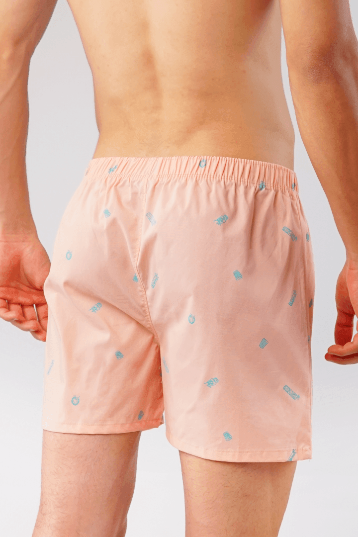 Summer Splash Woven Boxer Shorts-MENDEEZ-Boxers