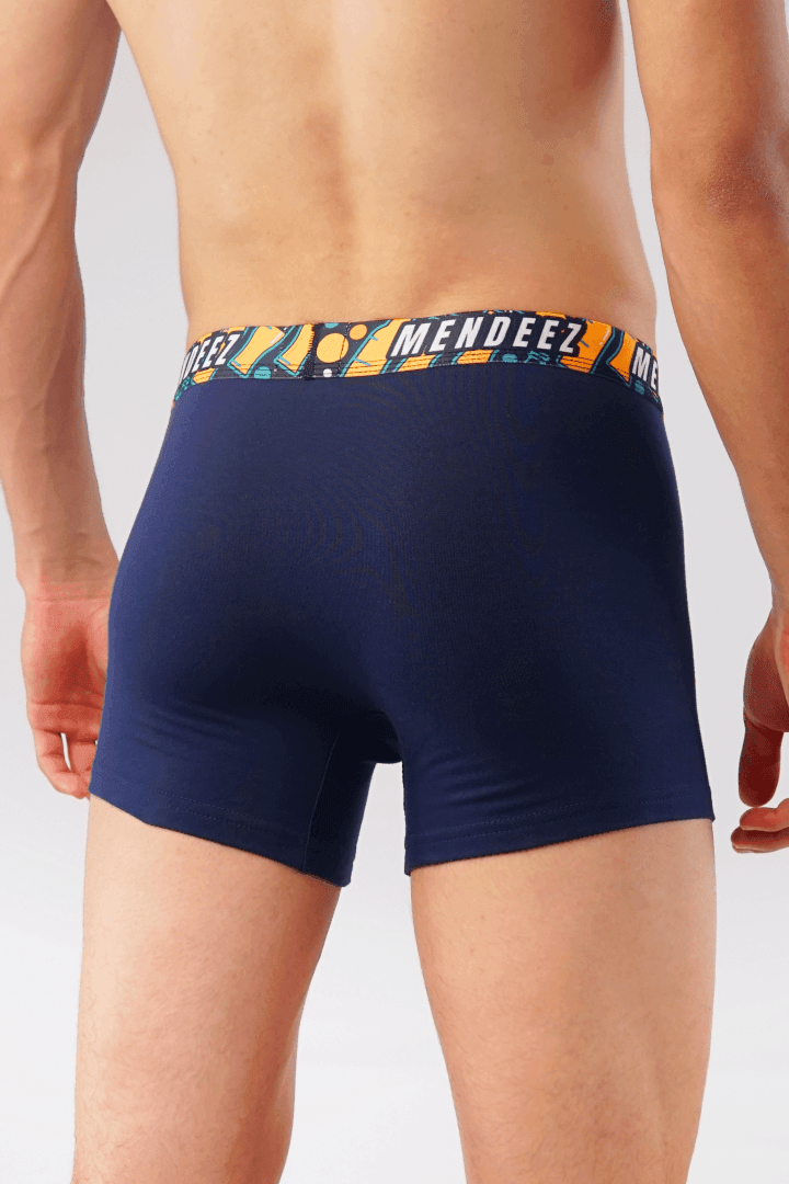 Tangerine Boxer Trunk-MENDEEZ-Trunks