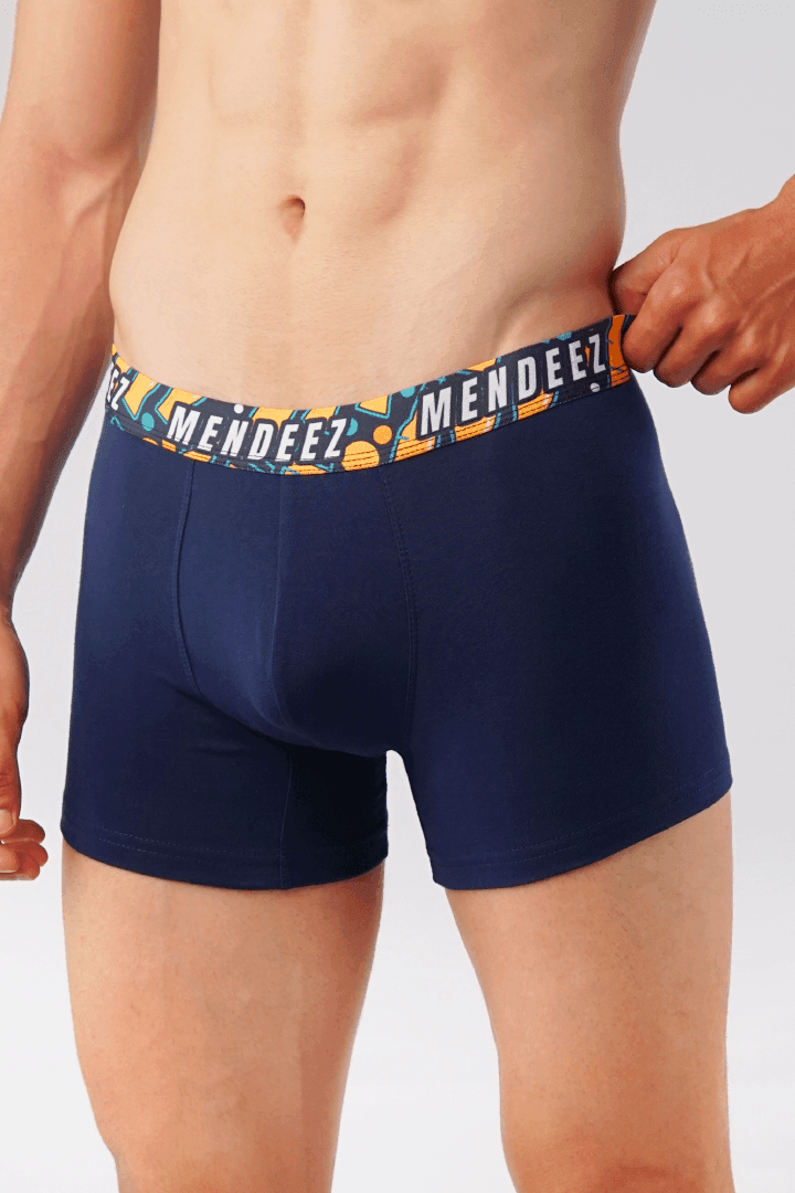 Tangerine Boxer Trunk-MENDEEZ-Trunks