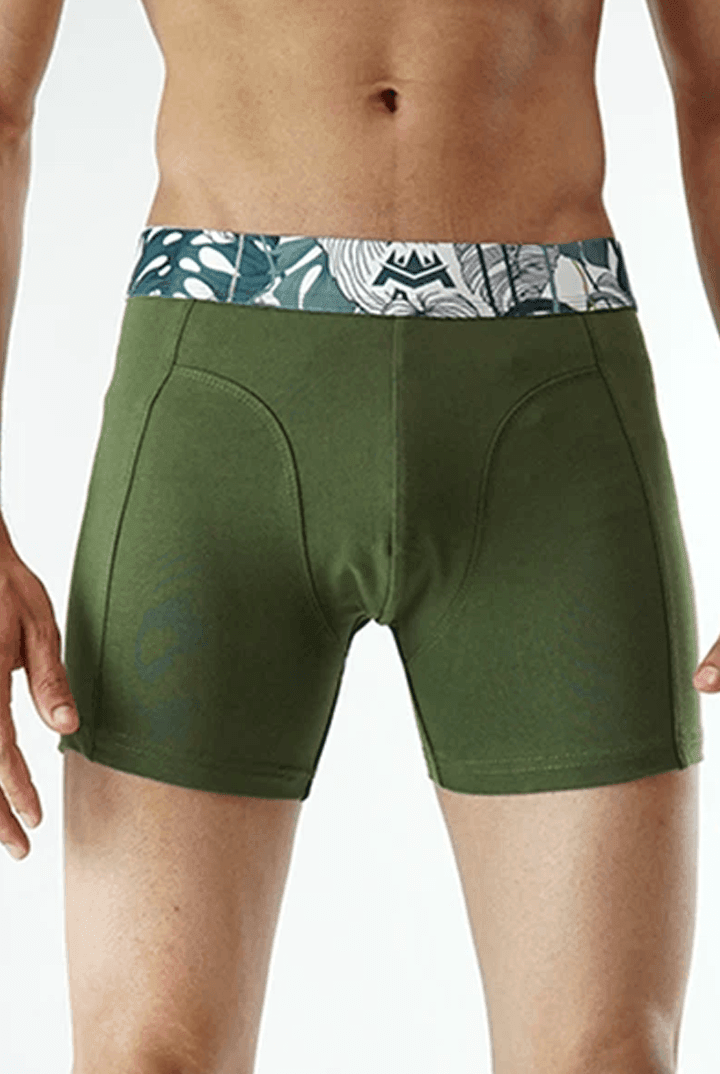 Tropical Olive Boxer Brief - MENDEEZ (4733302997101)