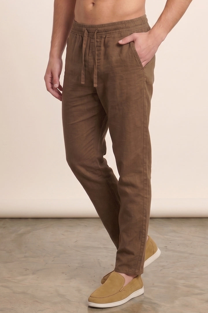 Jogger Pants - Brown-2-MENDEEZ