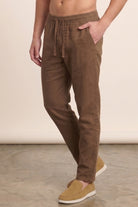Jogger Pants - Brown-2-MENDEEZ