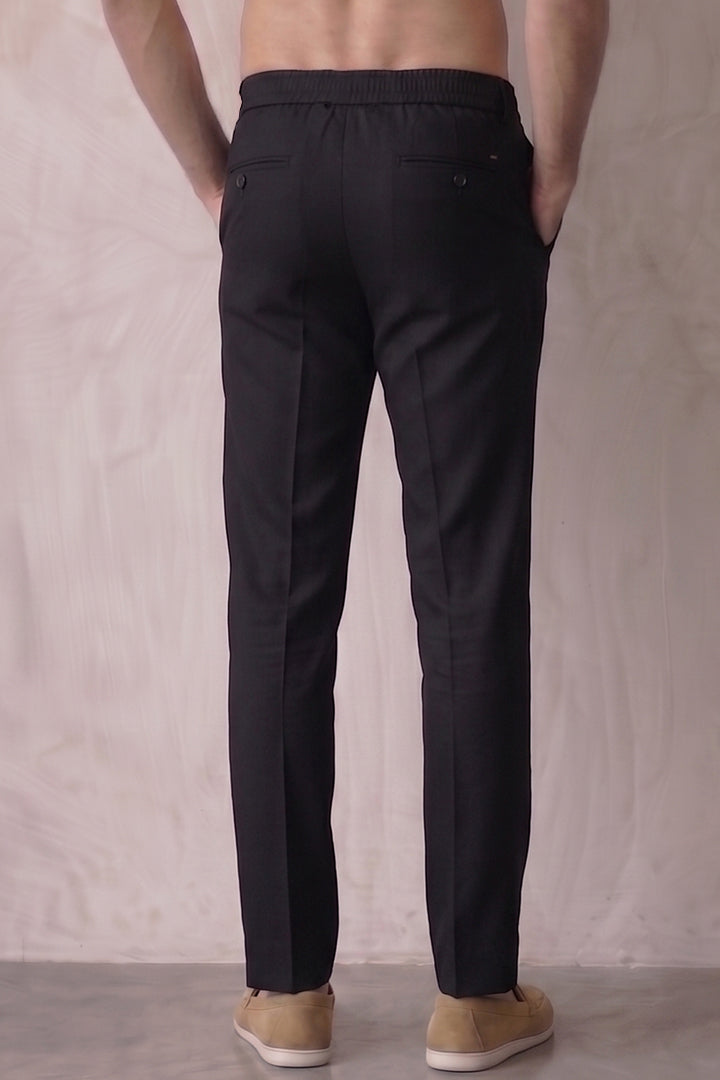 Linen Pants - Black-3-MENDEEZ