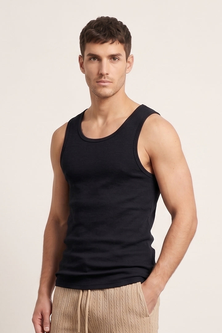 Tank Top - Black-2-MENDEEZ