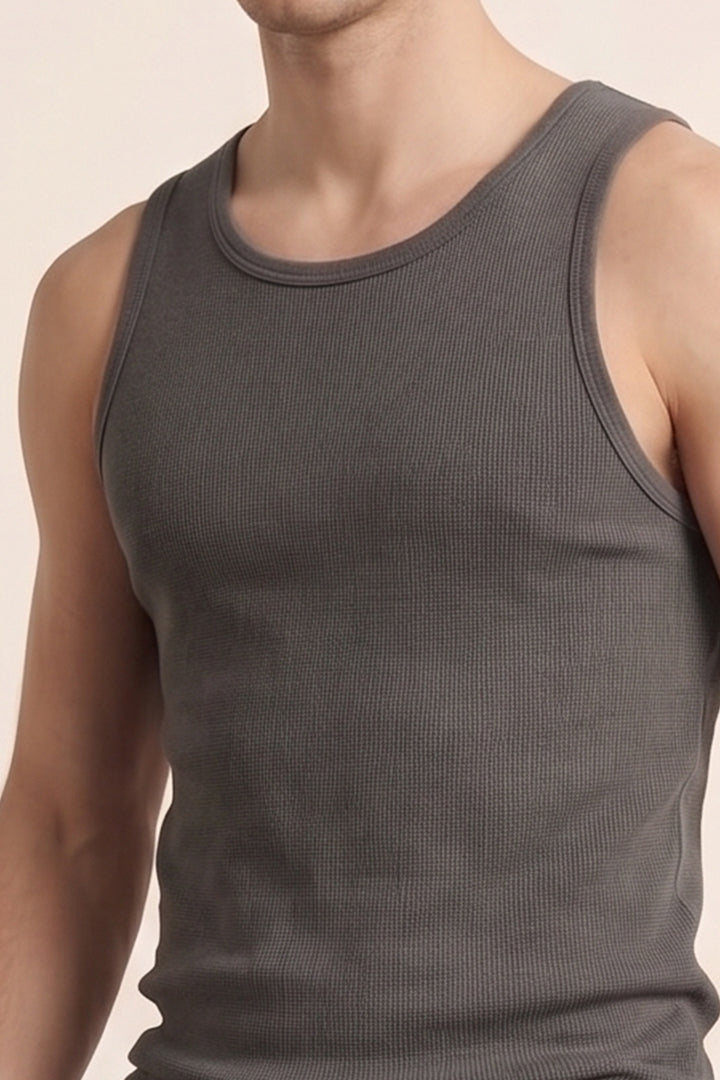 Tank Top - Charcoal-1-MENDEEZ