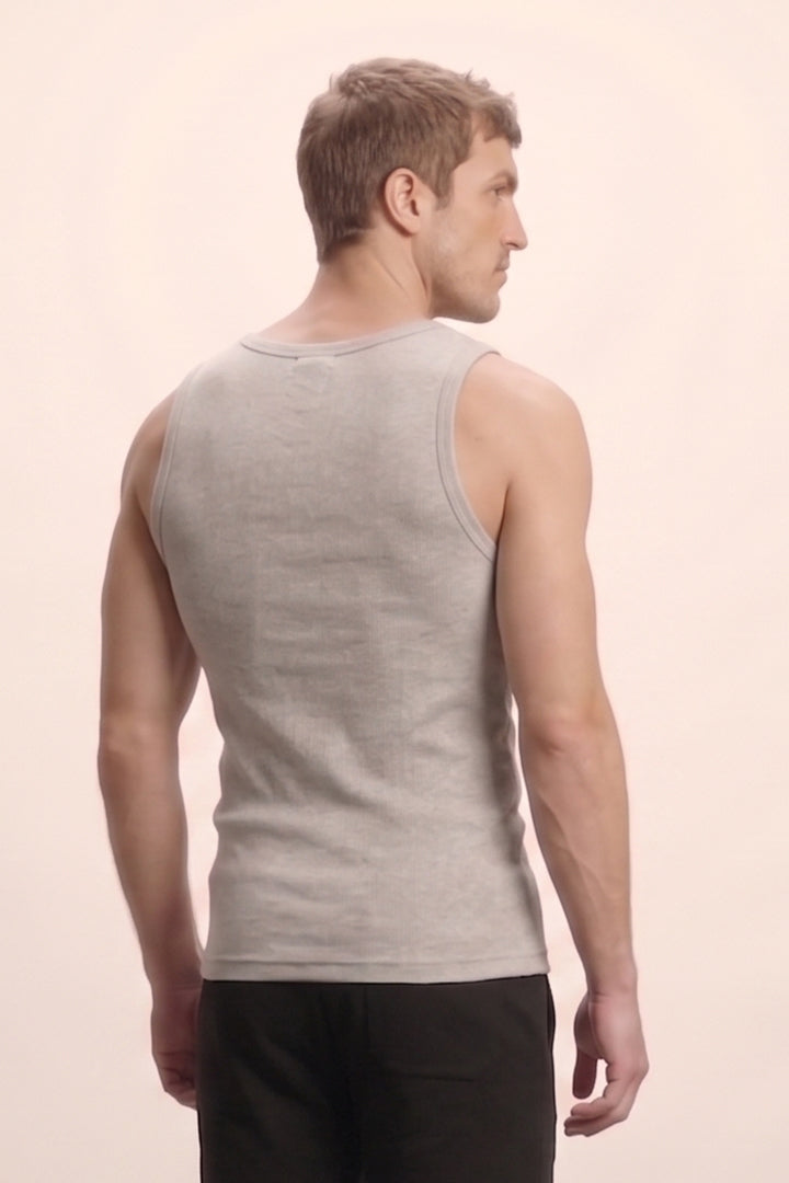Tank Top - Light Grey-3-MENDEEZ