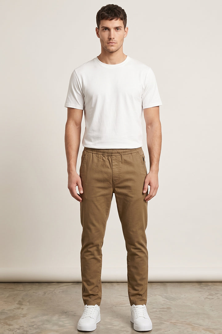 All Day Pants - Olive Brown-2-MENDEEZ