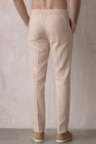 Linen Pants - Beige-2-MENDEEZ