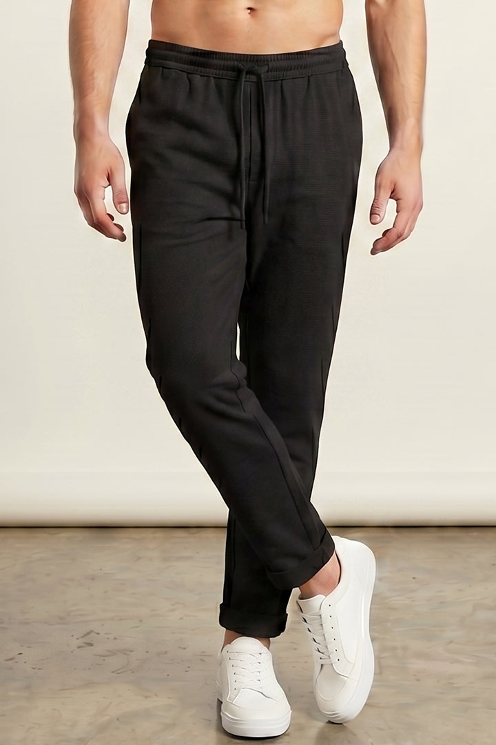 Jogger Pants - Black-1-MENDEEZ