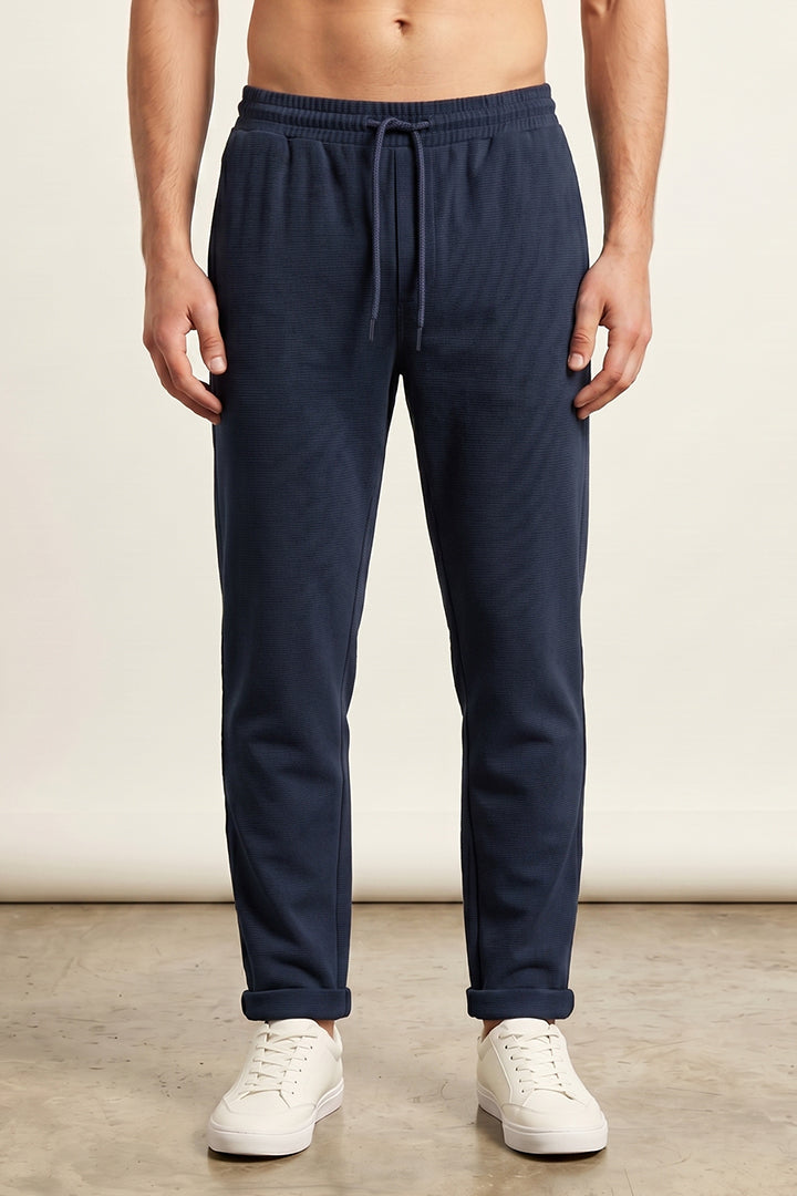 Jogger Pants - Navy Blue-1-MENDEEZ