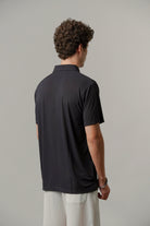 Textured Polo - Navy Blue-3-MENDEEZ
