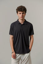 Textured Polo - Navy Blue-4-MENDEEZ