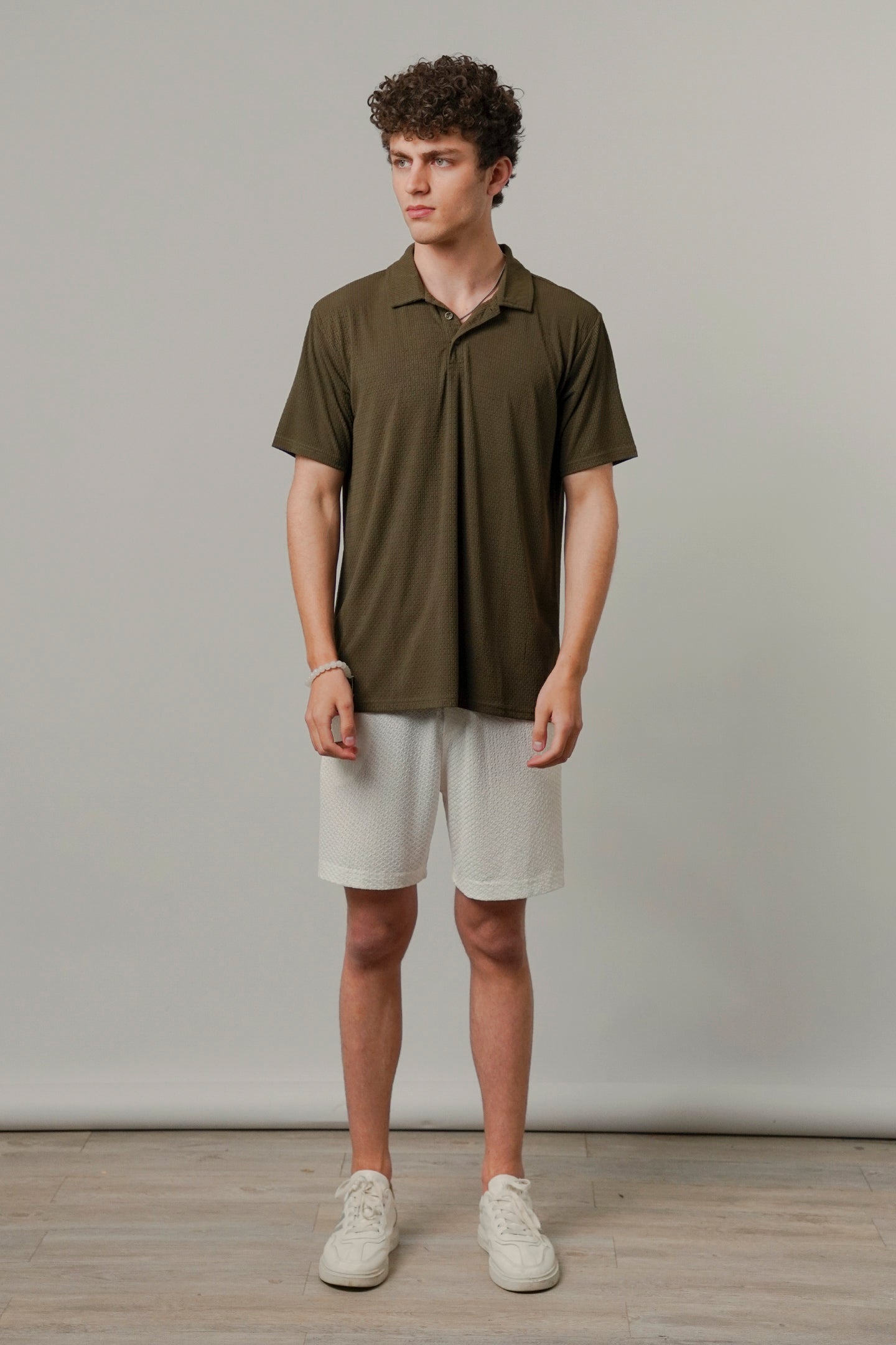 Polo - Olive Green-5-MENDEEZ